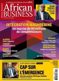 African Business – Juin – Juillet 2012