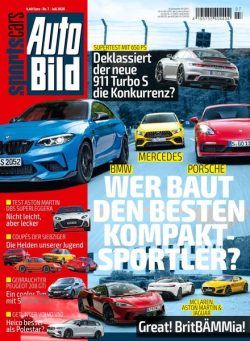 Auto Bild Sportscars – Juli 2020