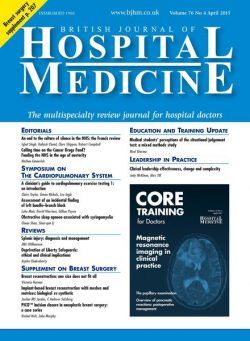 British Journal of Hospital Medicine – April 2015