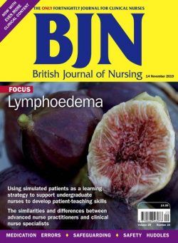 British Journal of Nursing – 14 November 2019