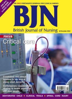 British Journal of Nursing – 28 November 2019