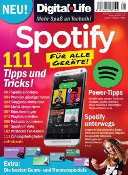 Digital Life – 111 Tipps zu Spotify – Februar-Marz 2019