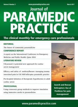 Journal of Paramedic Practice – March 2017