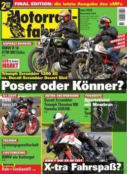 Motorradfahrer – Juni 2020