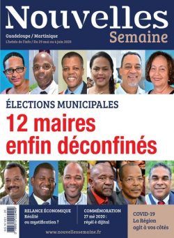 Nouvelles Semaine – 29 mai 2020