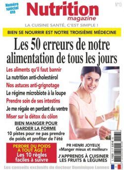 Nutrition Magazine – Juin-Aout 2020