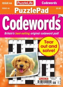 PuzzleLife PuzzlePad Codewords – Issue 46 – May 2020