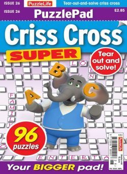 PuzzleLife PuzzlePad Criss Cross Super – 21 May 2020