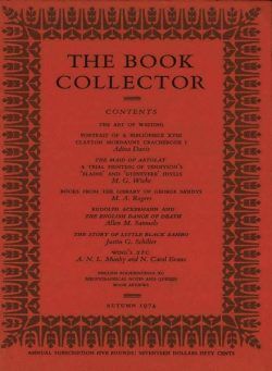 The Book Collector – Autumn, 1974