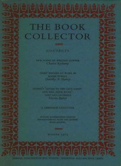 The Book Collector – Winter 1973