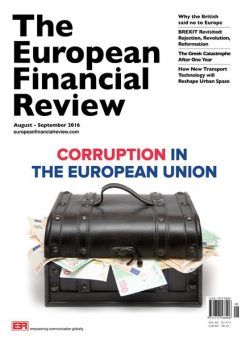The European Financial Review – August – September 2016