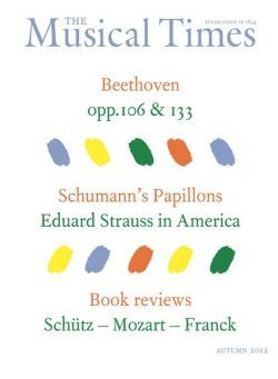 The Musical Times – Autumn 2012