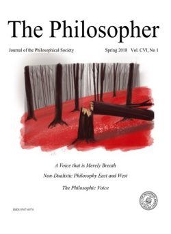 The Philosopher – Spring 2018