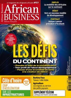 African Business – Avril – Mai 2013