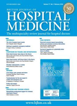 British Journal of Hospital Medicine – February 2016