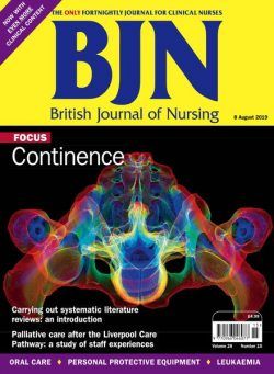 British Journal of Nursing – 8 August 2019