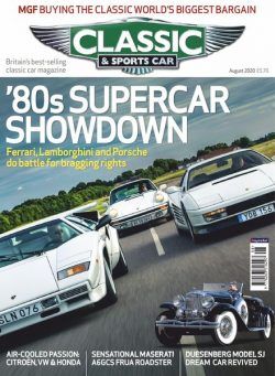 Classic & Sports Car UK – August 2020
