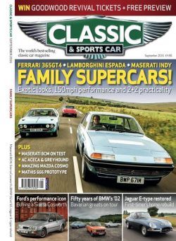 Classic & Sports Car UK – September 2016