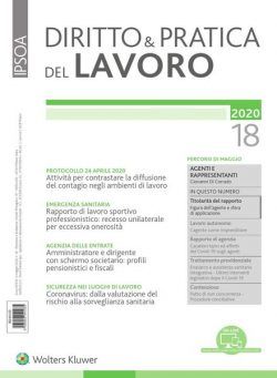 Diritto e Pratica del Lavoro – 2 Maggio 2020