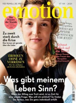 Emotion Germany – Juli-August 2020