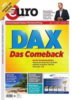 Euro am Sonntag – 26 Juni 2020