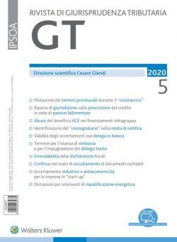 GT Rivista di Giurisprudenza Tributaria – Maggio 2020