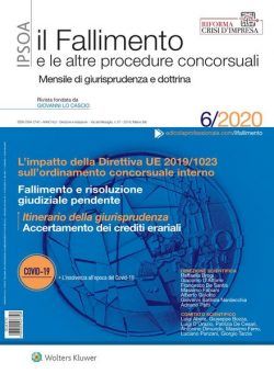 Il Fallimento – Giugno 2020