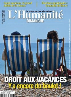 L’Humanite Dimanche – 18 Juin 2020