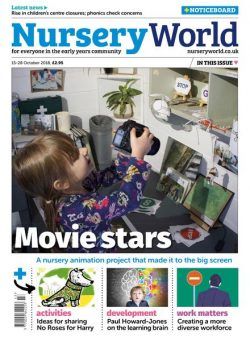 Nursery World – 15 October 2018