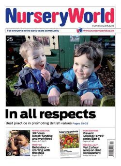 Nursery World – 8 February 2016