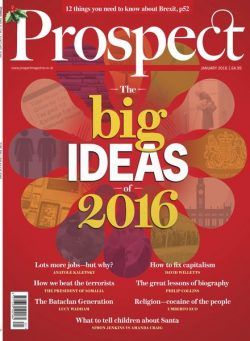 Prospect Magazine – January 2016
