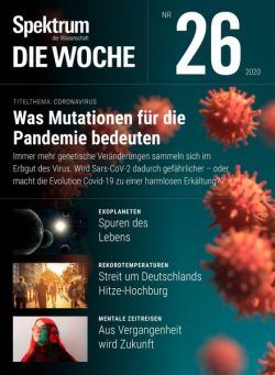 Spektrum – Die Woche – 25 Juni 2020