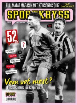 Sportkryss – 02 juni 2020