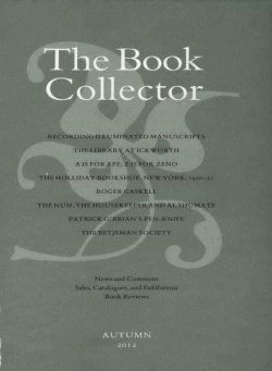 The Book Collector – Autumn 2012
