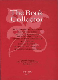 The Book Collector – Winter 2013