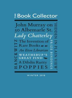 The Book Collector – Winter 2018