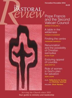 The Pastoral Review – November-December 2016