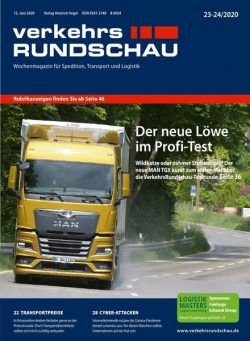 VerkehrsRundschau – 05 Juni 2020