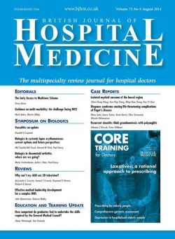 British Journal of Hospital Medicine – August 2014
