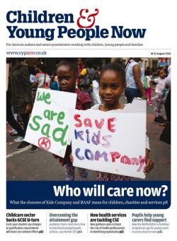 Children & Young People Now – 18 August 2015