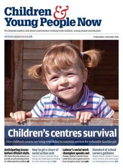 Children & Young People Now – 22 November 2016
