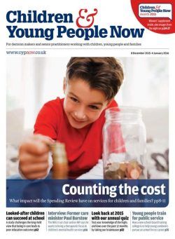 Children & Young People Now – 8 December 2015