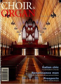 Choir & Organ – July-August 2002