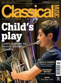 Classical Music – 1 December 2012