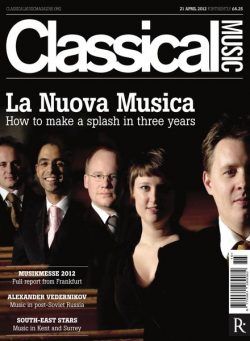 Classical Music – 21 April 2012