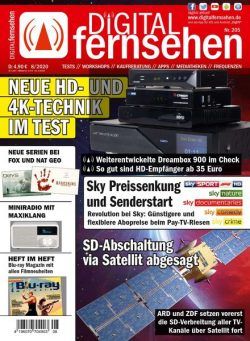 Digital Fernsehen – August 2020