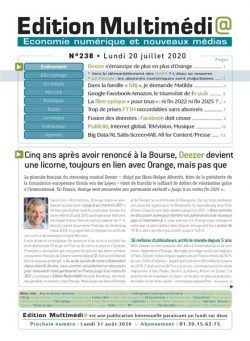 edition Multimedia – 20 Juillet 2020