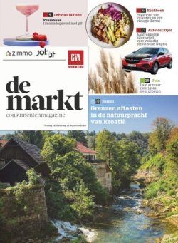 Gazet van Antwerpen De Markt – 14 augustus 2020