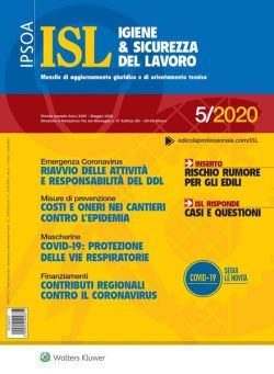 Igiene & Sicurezza del Lavoro – Maggio 2020