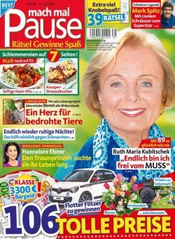 Mach mal Pause – 22 Juli 2020
